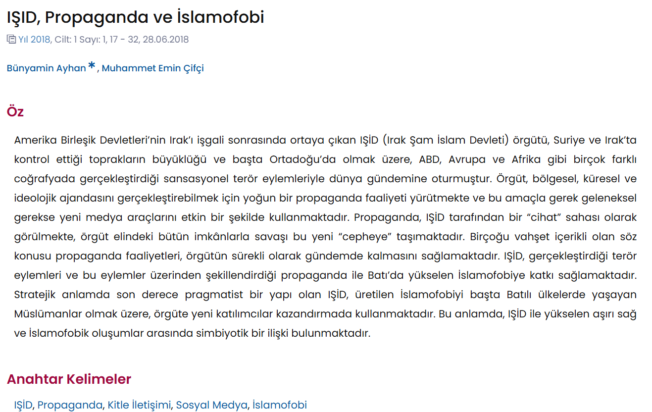 Işıd, Propaganda ve İslamofobi